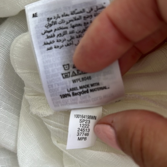 NWT  Style & Co
Lace-Yoke Handkerchief-Hem Top - Picture 7 of 11